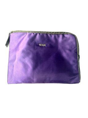 Tumi For Delta Airlines Purple Travel Toiletry Kit Bag With Accessories
